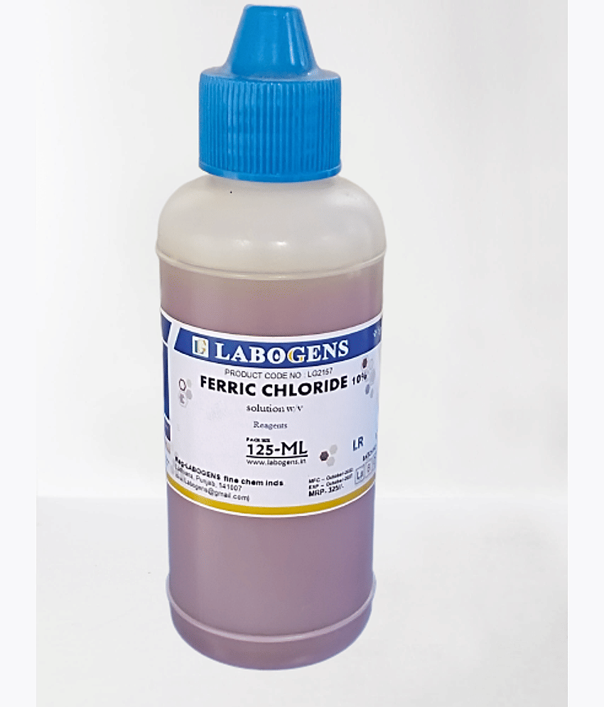 FERRIC CHLORIDE 10% solution w/v 125ML - Stationery | Buy online on ZillyBuy