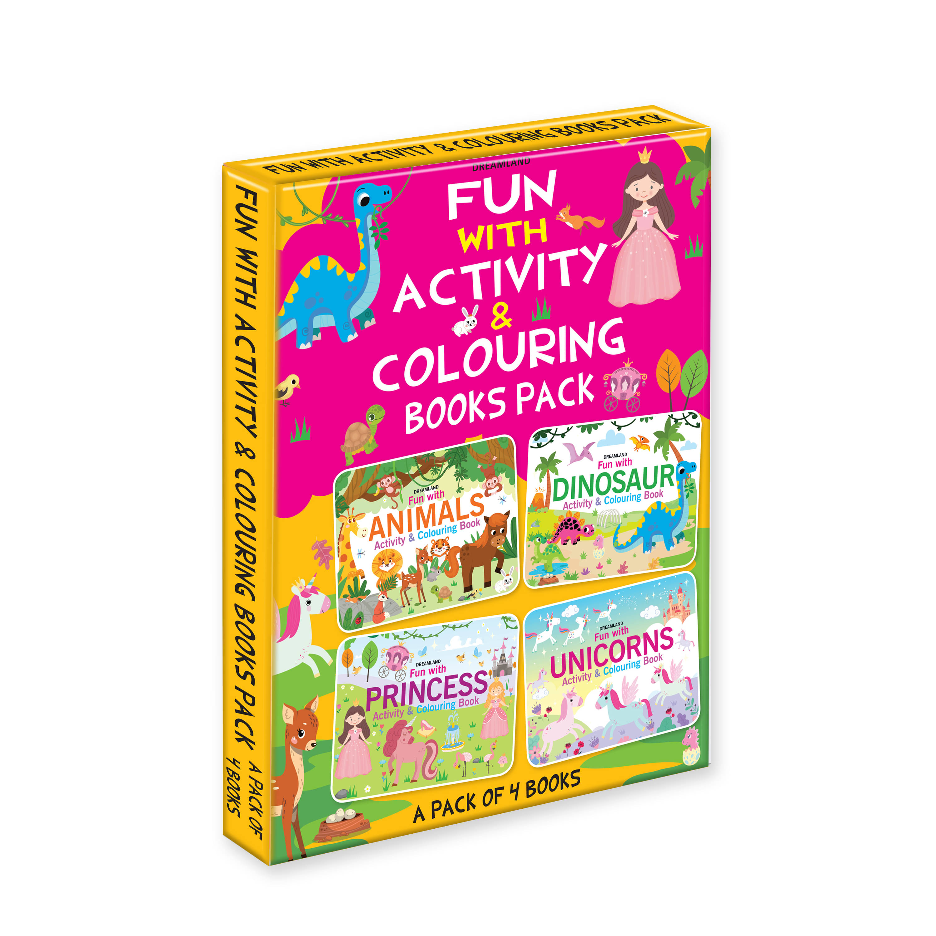 Fun with Activity & Colouring Books Pack- A Pack of 4 Books Fun with Activity & Colouring Books Pack- A Pack of 4 Books