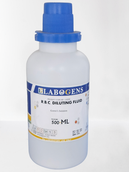     			GOWER’S SOLUTION (R.B.C. diluting fluid)500ML