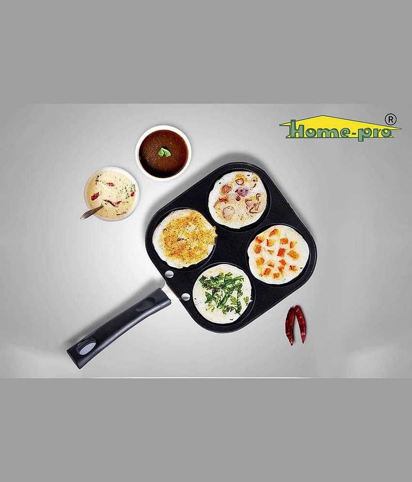 HomePro - Uttampam PK 1 Aluminium Non-Stick Grill Pan 1200 ml ( Pack of 1 ) - Cookware | Buy online on ZillyBuy