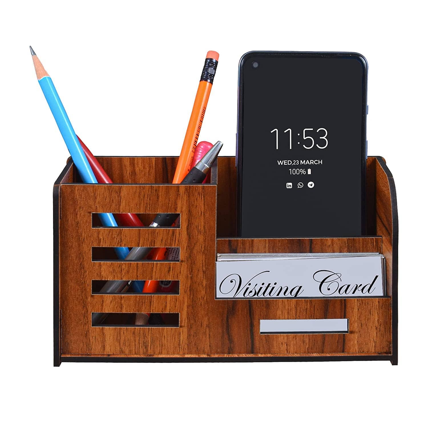 Pen Stand Desk Organiser Pen Pencil Holder Office Table Top Pen Stand - Stationery | Buy online on ZillyBuy