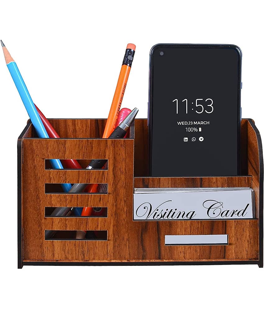Pen Stand Desk Organiser Pen Pencil Holder Office Table Top Pen Stand - Stationery | Buy online on ZillyBuy