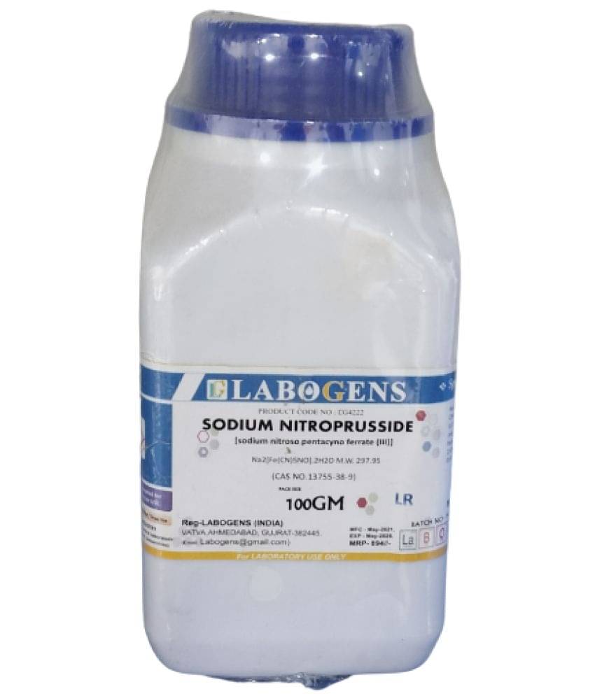     			SO-DIUM NITRO-PRUSSIDE 100GM