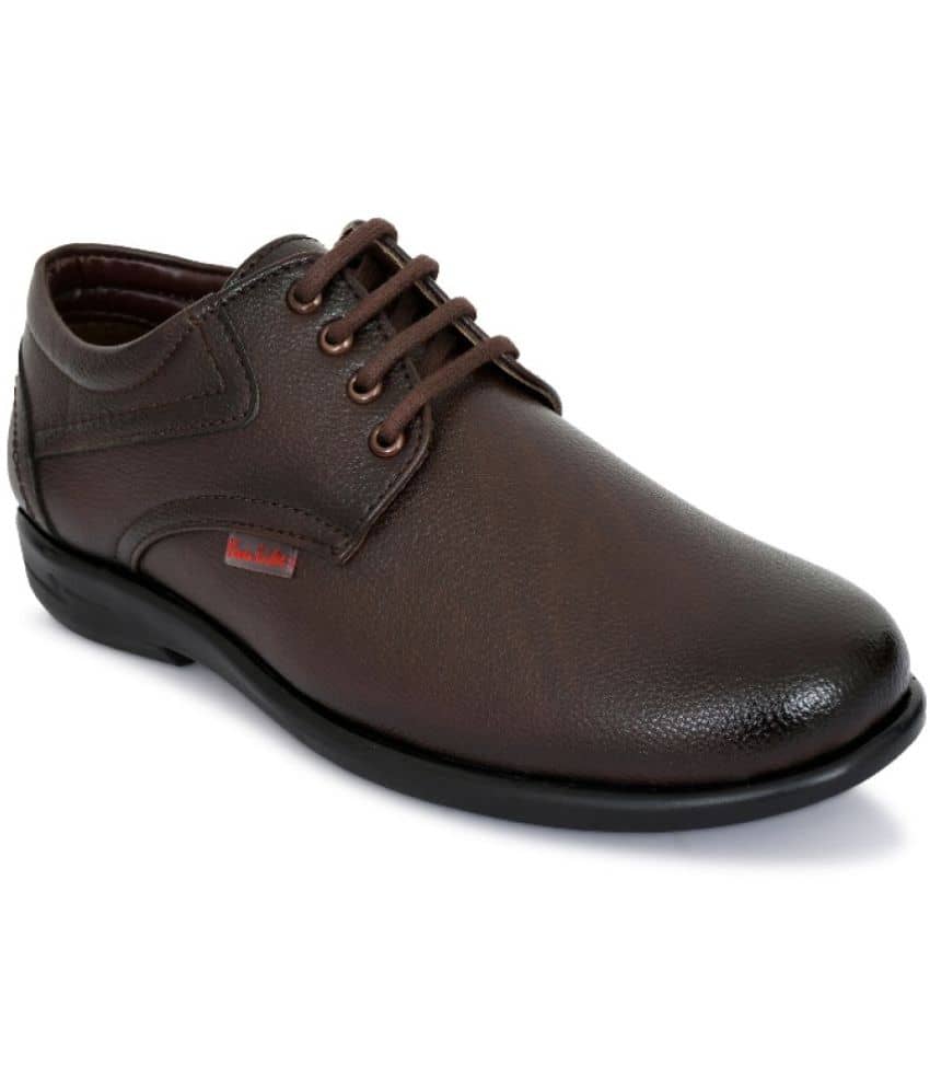 YOU LIkE - Brown Men's Derby Formal Shoes - Formal Shoes | Buy online on ZillyBuy