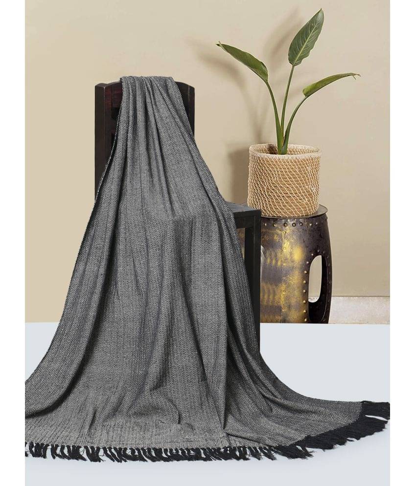     			mezposh - 2 Seater Cotton Throw ( Pack of 1 )