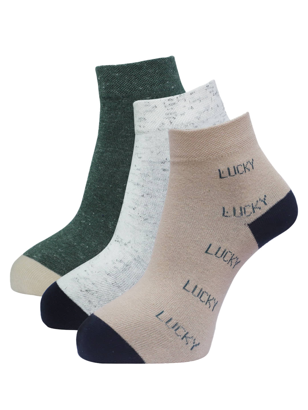 Dollar - Multicolor Cotton Women's Ankle Length Socks ( Pack of 3 )     			Dollar - Multicolor Cotton Women's Ankle Length Socks ( Pack of 3 )