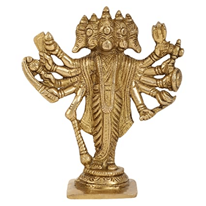     			DvR ClicK - Brass Lord Hanuman 10 cm Idol