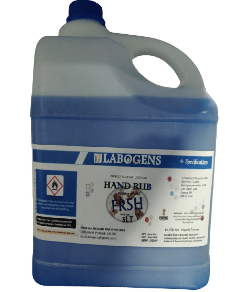     			HAND RUB RUBBING ALCOHOL FRSH 5LT