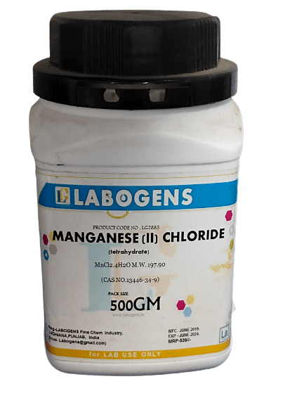     			MANGANESE (II) CHLORIDE (tetrahydrate)  500GM