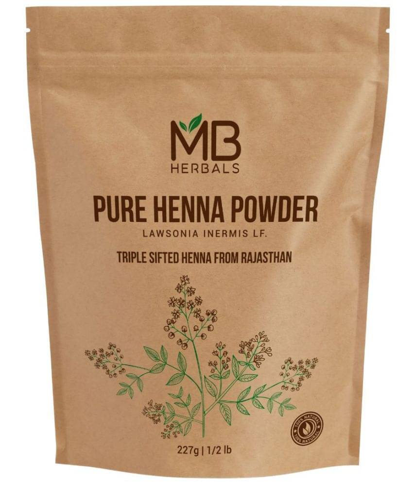 MB Herbals Henna Mehandi from Rajasthan Natural Henna 227 g     			MB Herbals Henna Mehandi from Rajasthan Natural Henna 227 g