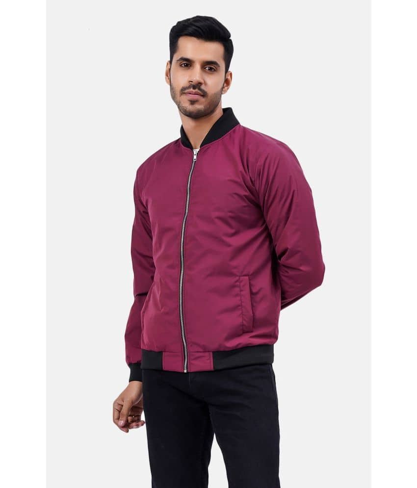 NUEVOSPORTA - Pink Polyester Regular Fit Men's Casual Jacket ( Pack of 1 ) - Jackets & Coats | Buy online on ZillyBuy