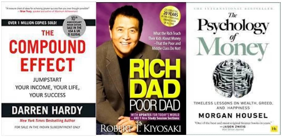 Rich Dad Poor Dad + Compound Effect + Psychology Of Money - Stationery | Buy online on ZillyBuy