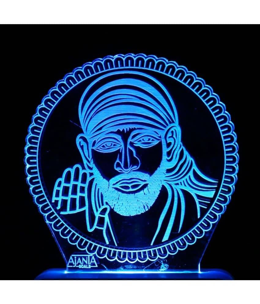 SUPERAJANTA Multicolor Night Lamp ( Pack of 1 )