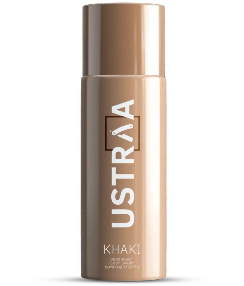     			Ustraa - Khaki Deodorant Deodorant Spray & Perfume For Men 150 ( Pack of 1 )