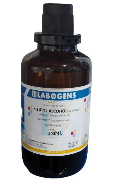     			n-BUTYL ALCOHOL (for synthesis) 500ML