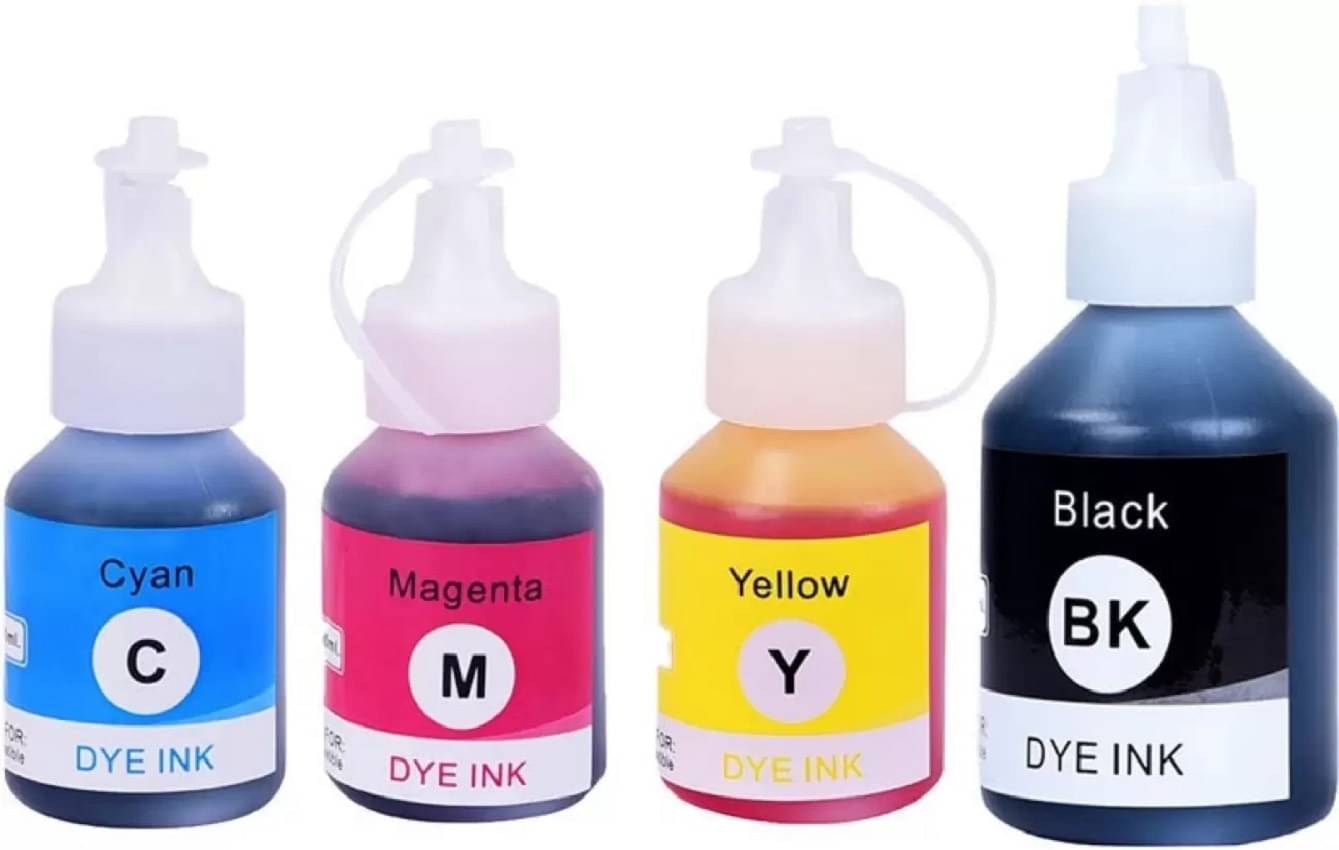     			zokio BT5000/6000 Brother Multicolor Pack of 4 Cartridge for compatible with Brother DCP-T300, DCP-T500W, DCP-T700W. DCP-T800W inkjet printers