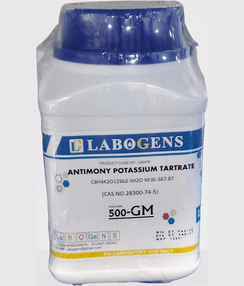 ANTIMONY POTASSIUM TARTRATE 100gm - Stationery | Buy online on ZillyBuy
