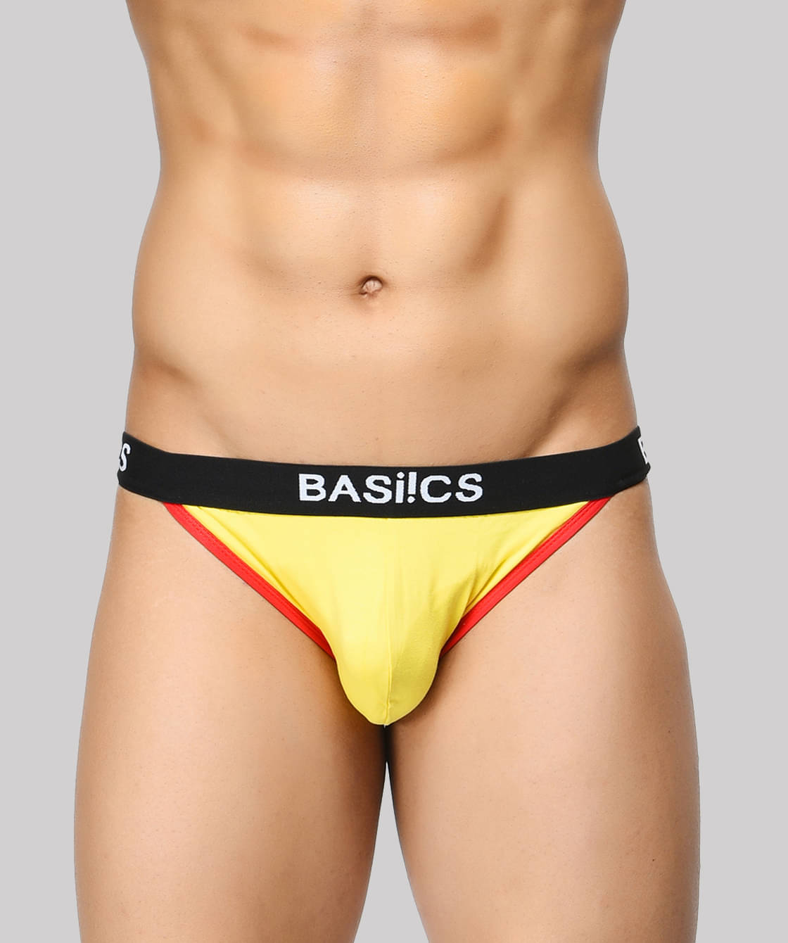 BASIICS By La Intimo Pack of 1 Spandex Briefs For Men's ( Yellow ) BASIICS By La Intimo Pack of 1 Spandex Briefs For Men's ( Yellow )