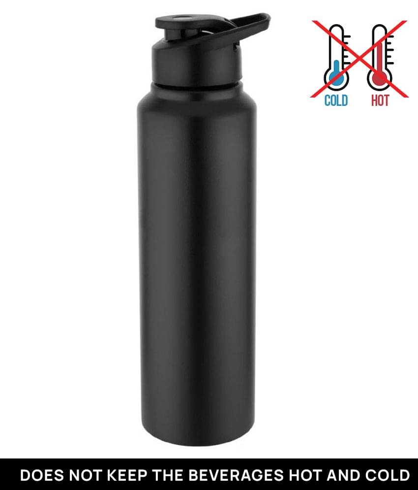     			BOWLMAN Sipper Black 1000 mL Stainless Steel Water Bottle set of 1