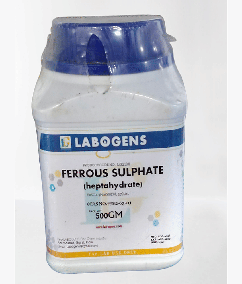FERROUS SULPHATE (heptahydrate) 500gm - Stationery | Buy online on ZillyBuy