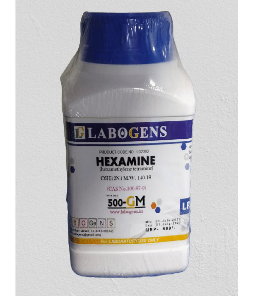     			HEXAMINE (hexamet-hylene te-tramine) 500gm