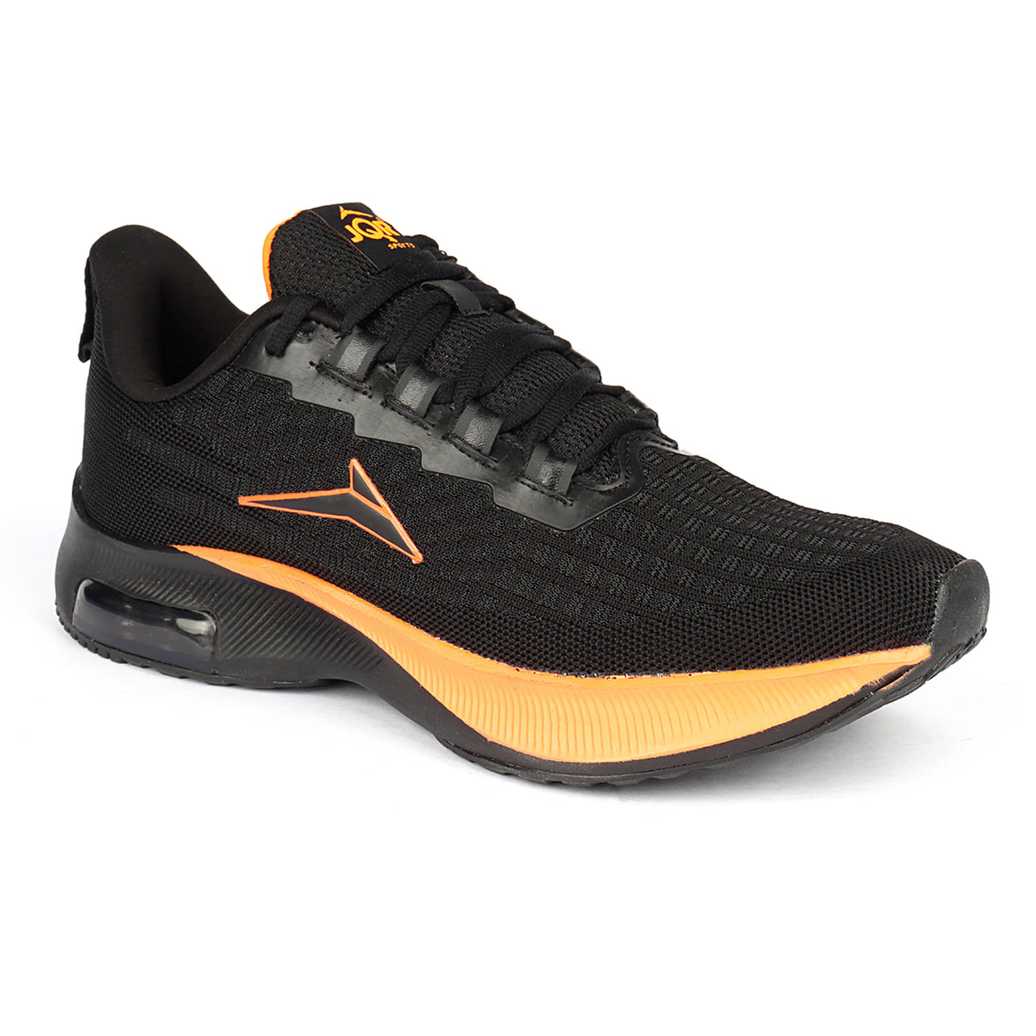 JQR - ADVENTURE Black Men's Sports Running Shoes JQR - ADVENTURE Black Men's Sports Running Shoes