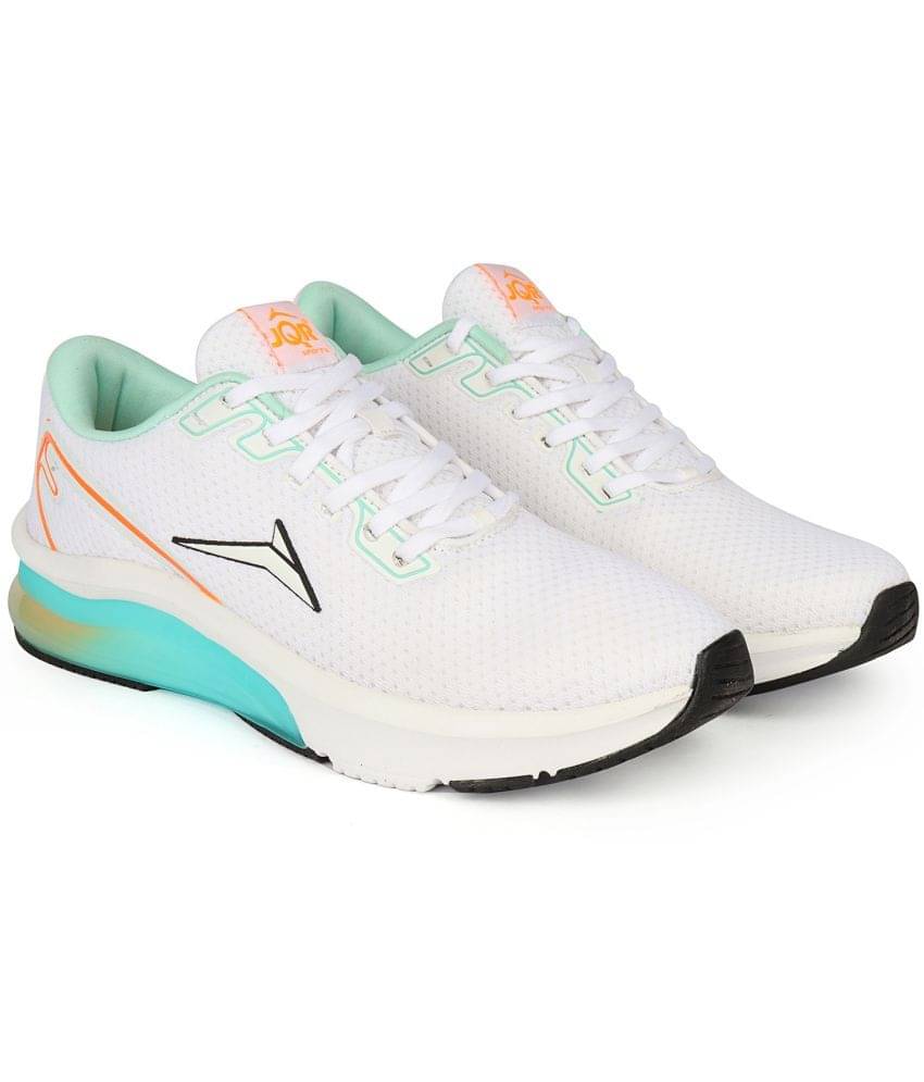 JQR - FMCG White Men's Sports Running Shoes JQR - FMCG White Men's Sports Running Shoes