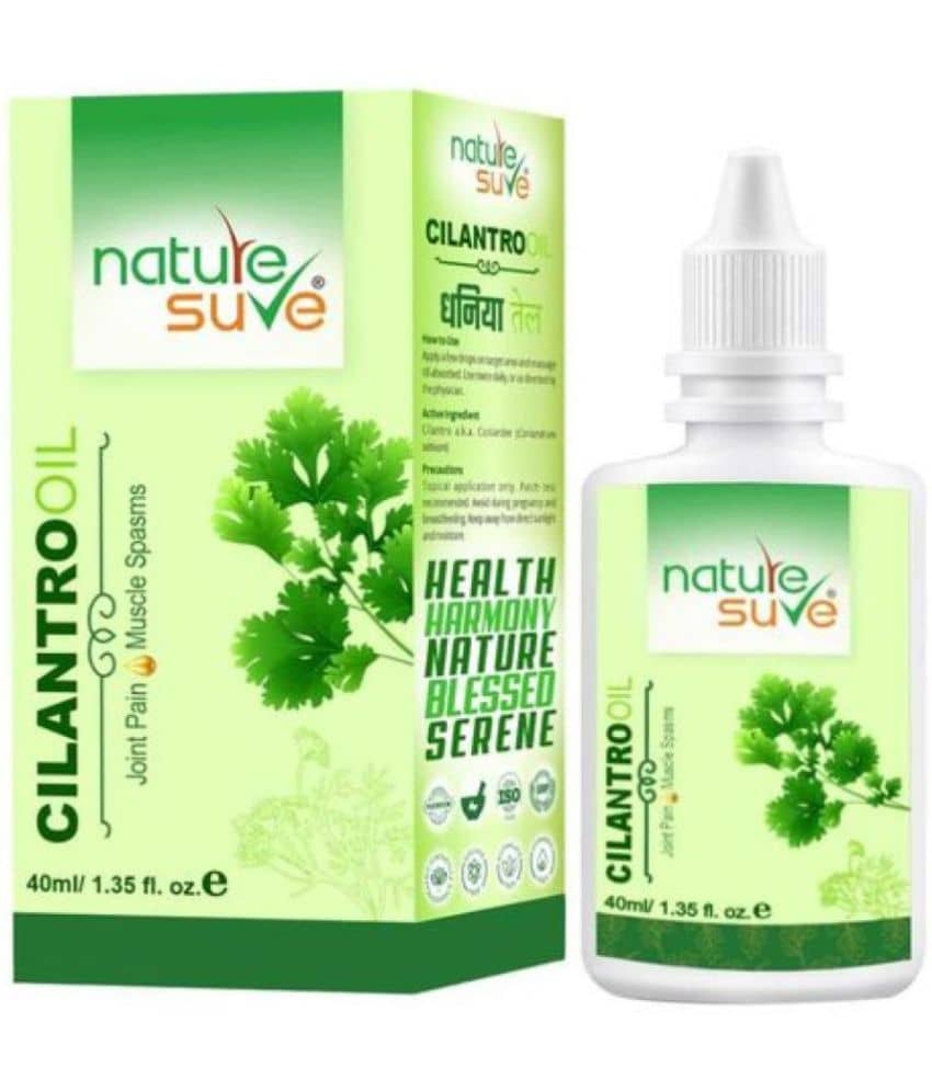 Nature Sure Cilantro Dhania Oil For Joint Pain Oil 40 Ml Pack of 1