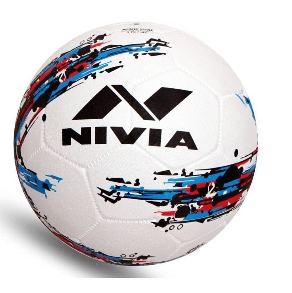     			Nivia - White Rubber Football ( Pack of 1 )