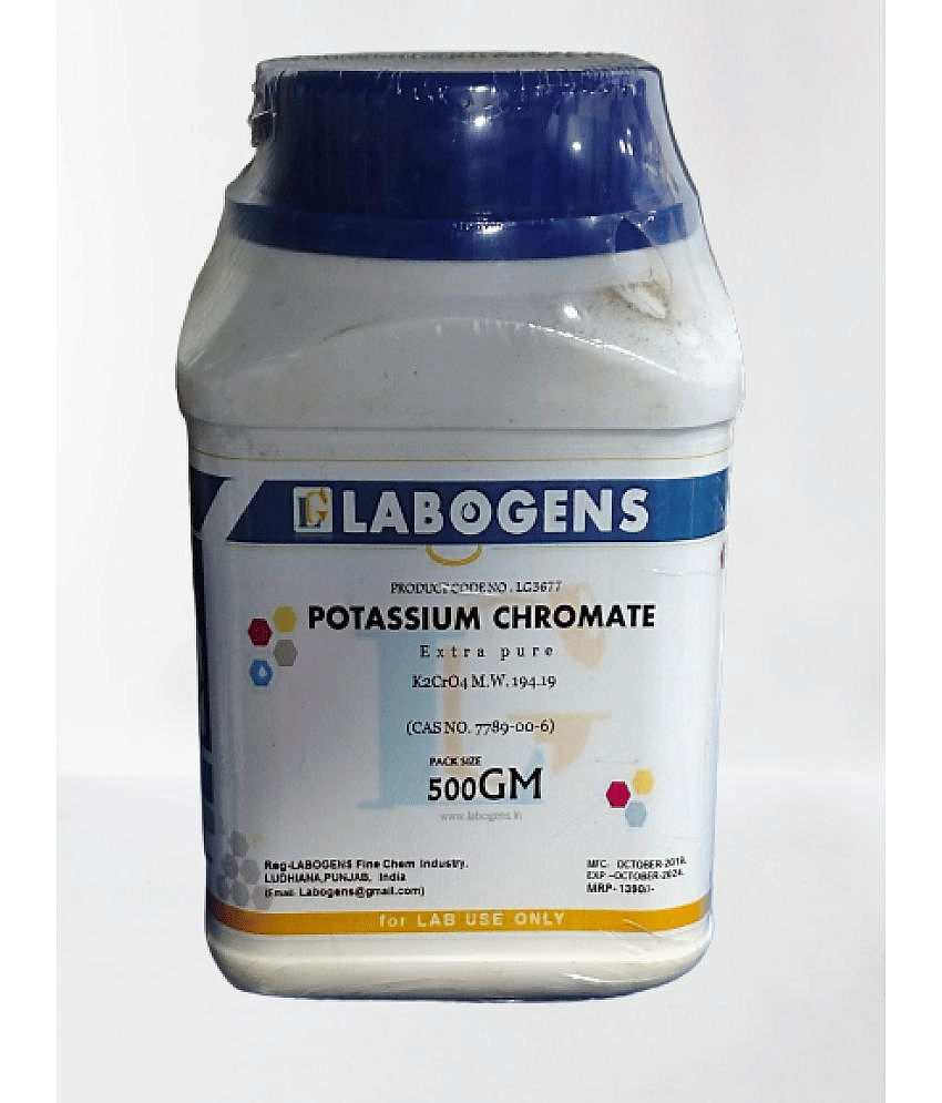 POTASSIUM CHROMATE EXTRA PURE 500GM - Stationery | Buy online on ZillyBuy
