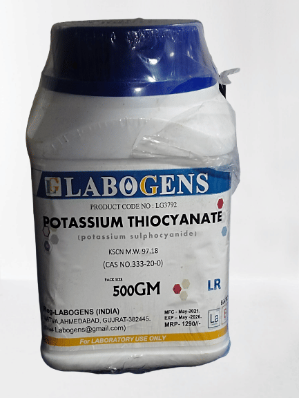 POTASSIUM THIOCYANATE (potassium sulphocyanide) 500GM