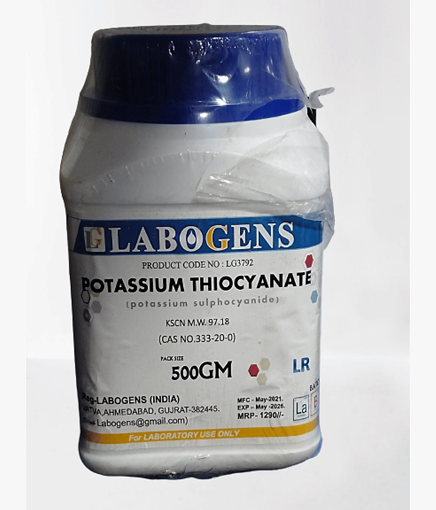 POTASSIUM THIOCYANATE (potassium sulphocyanide) 500GM - Stationery | Buy online on ZillyBuy