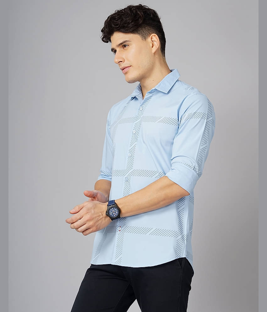 Paul Street - Grey 100% Cotton Slim Fit Men's Casual Shirt ( Pack of 1 )