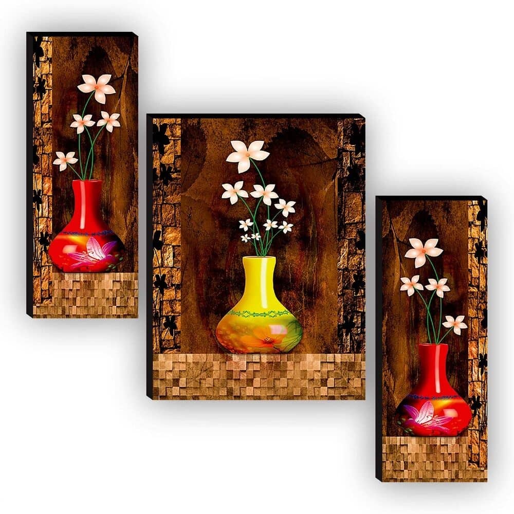 SNDArt - Flower Pots Wall Painting For Living Room Gift Items