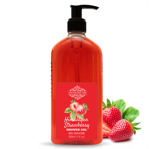 The Paradise Tree Himalayan Strawberry Shower Gel 325 mL The Paradise Tree Himalayan Strawberry Shower Gel 325 mL
