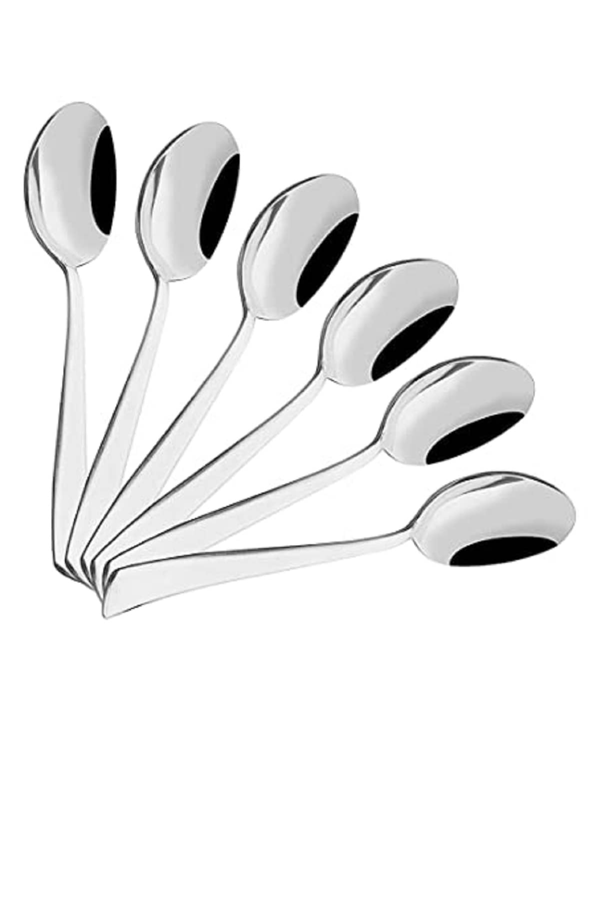 iview kitchenware - Silver Stainless Steel Baby Spoon ( Pack of 6 )