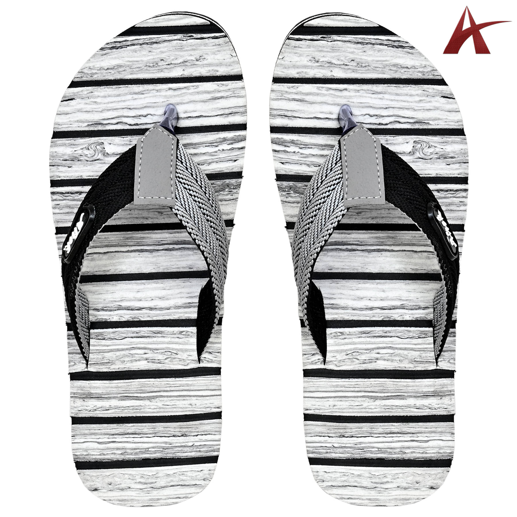     			Altek - Gray Men's Thong Flip Flop