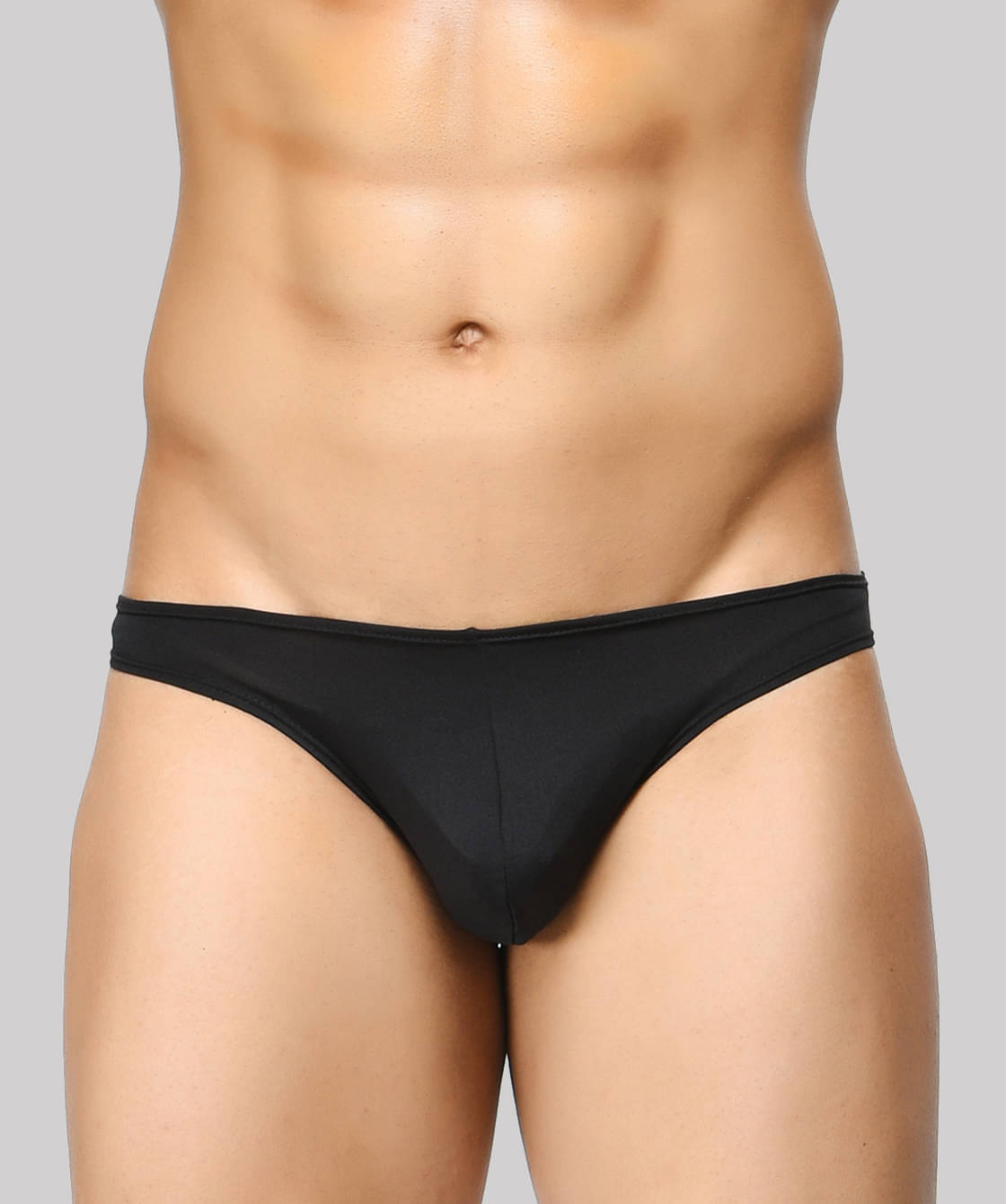     			BASIICS By La Intimo Pack of 1 Polyester Bikini For Men's ( Black )