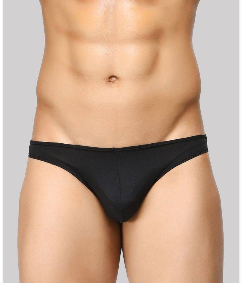 BASIICS By La Intimo Pack of 1 Polyester Briefs For Men's ( Black ) BASIICS By La Intimo Pack of 1 Polyester Briefs For Men's ( Black )