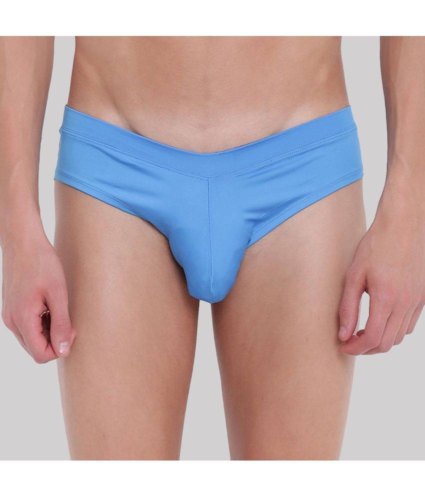 BASIICS By La Intimo Pack of 1 Polyester Briefs For Men's ( Blue ) BASIICS By La Intimo Pack of 1 Polyester Briefs For Men's ( Blue )