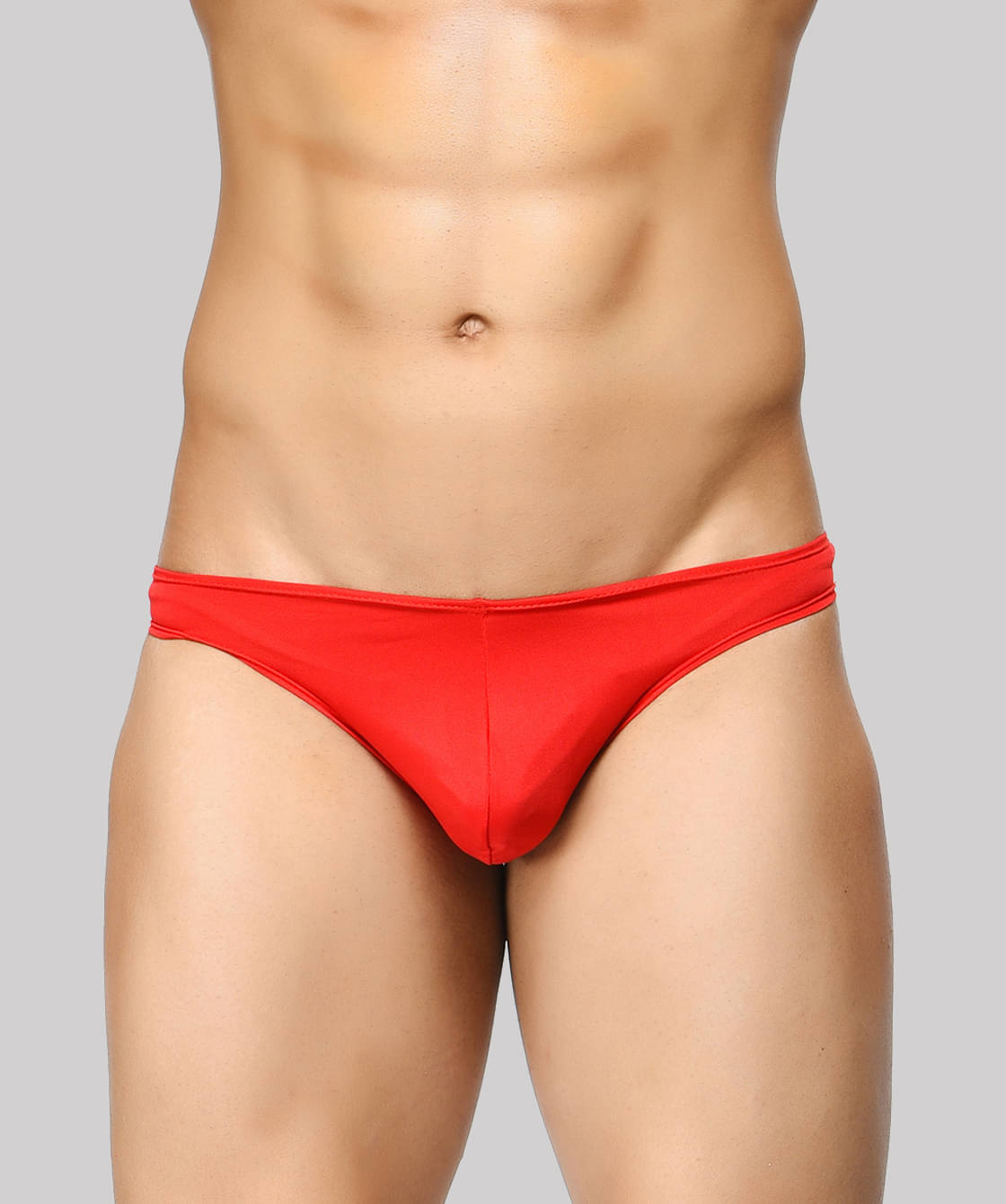 BASIICS By La Intimo Pack of 1 Polyester Bikini For Men's ( Red ) BASIICS By La Intimo Pack of 1 Polyester Bikini For Men's ( Red )