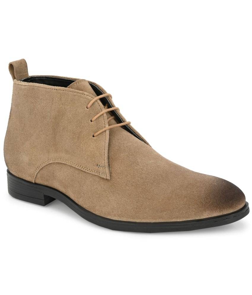    			SHENCES - Khaki Men's Chukka Boots