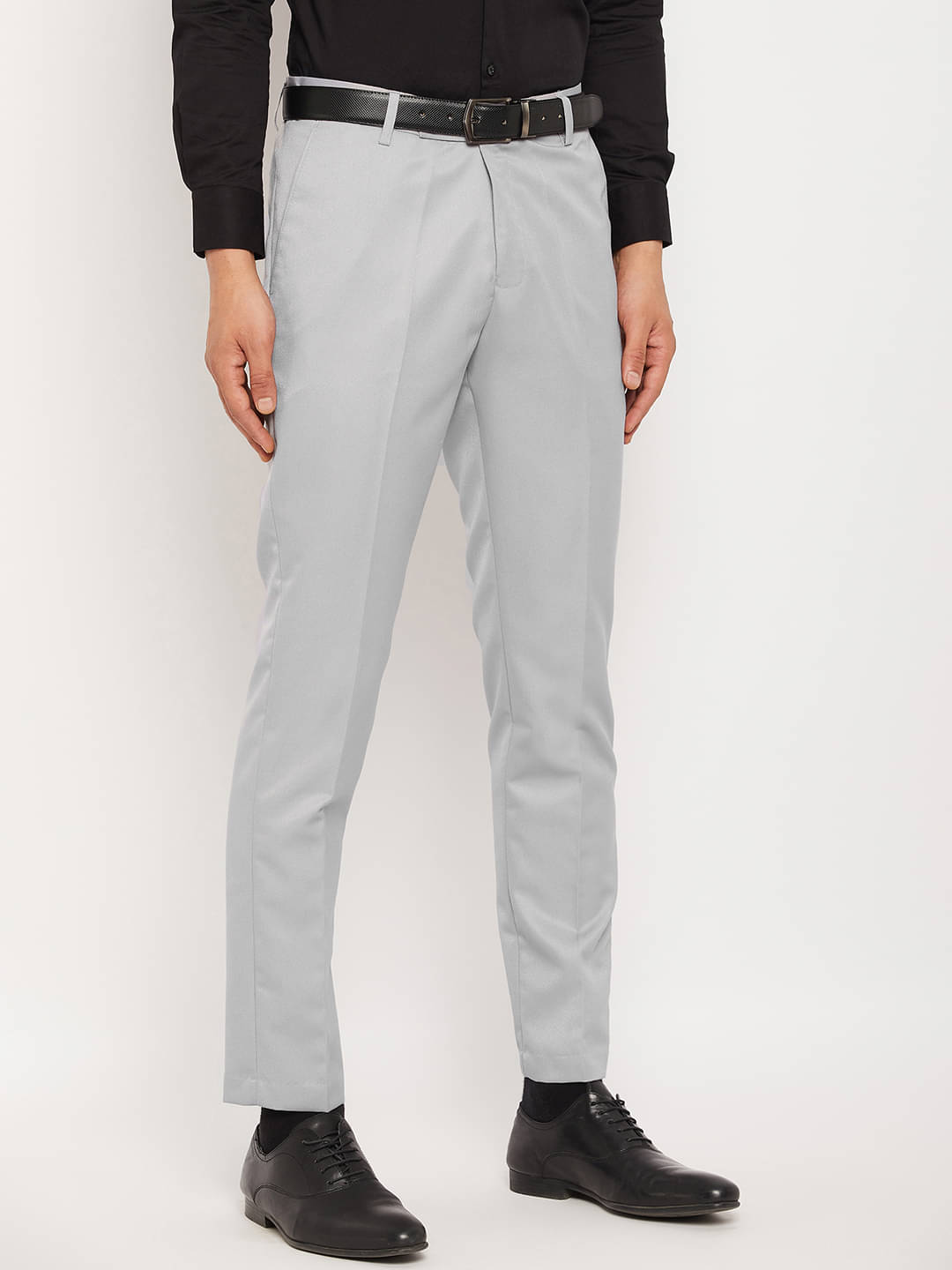     			VEI SASTRE Light Grey Slim Formal Trouser ( Pack of 1 )