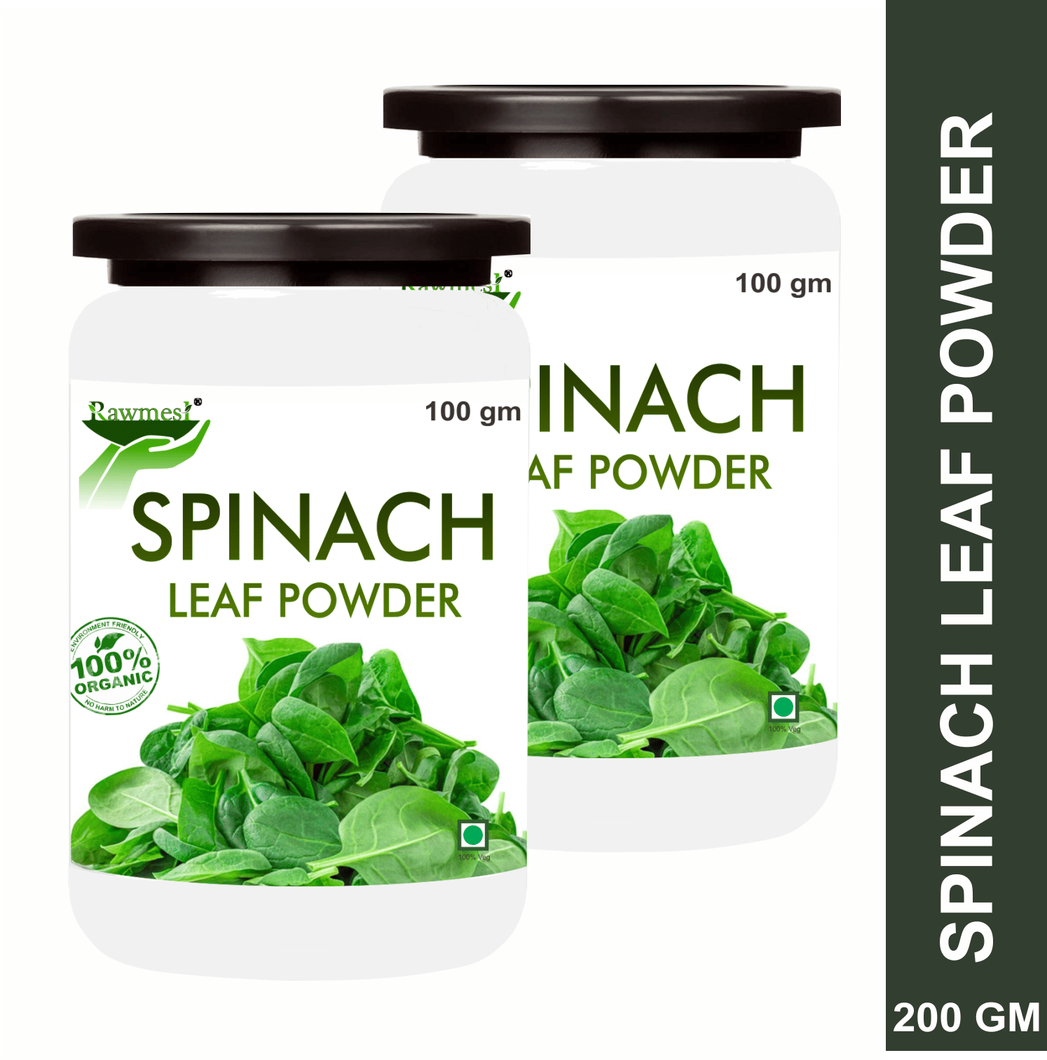     			rawmest Spinach/ Palak Powder 200 gm Pack of 2