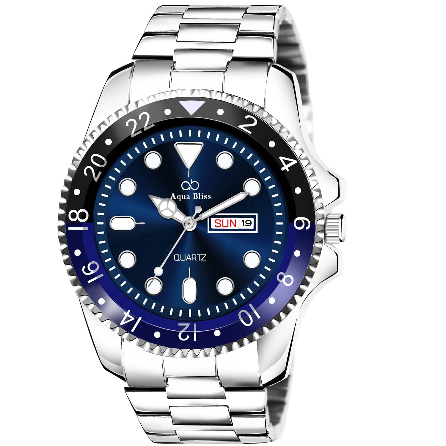 AQUA BLISS - Silver Stainless Steel Analog Men's Watch