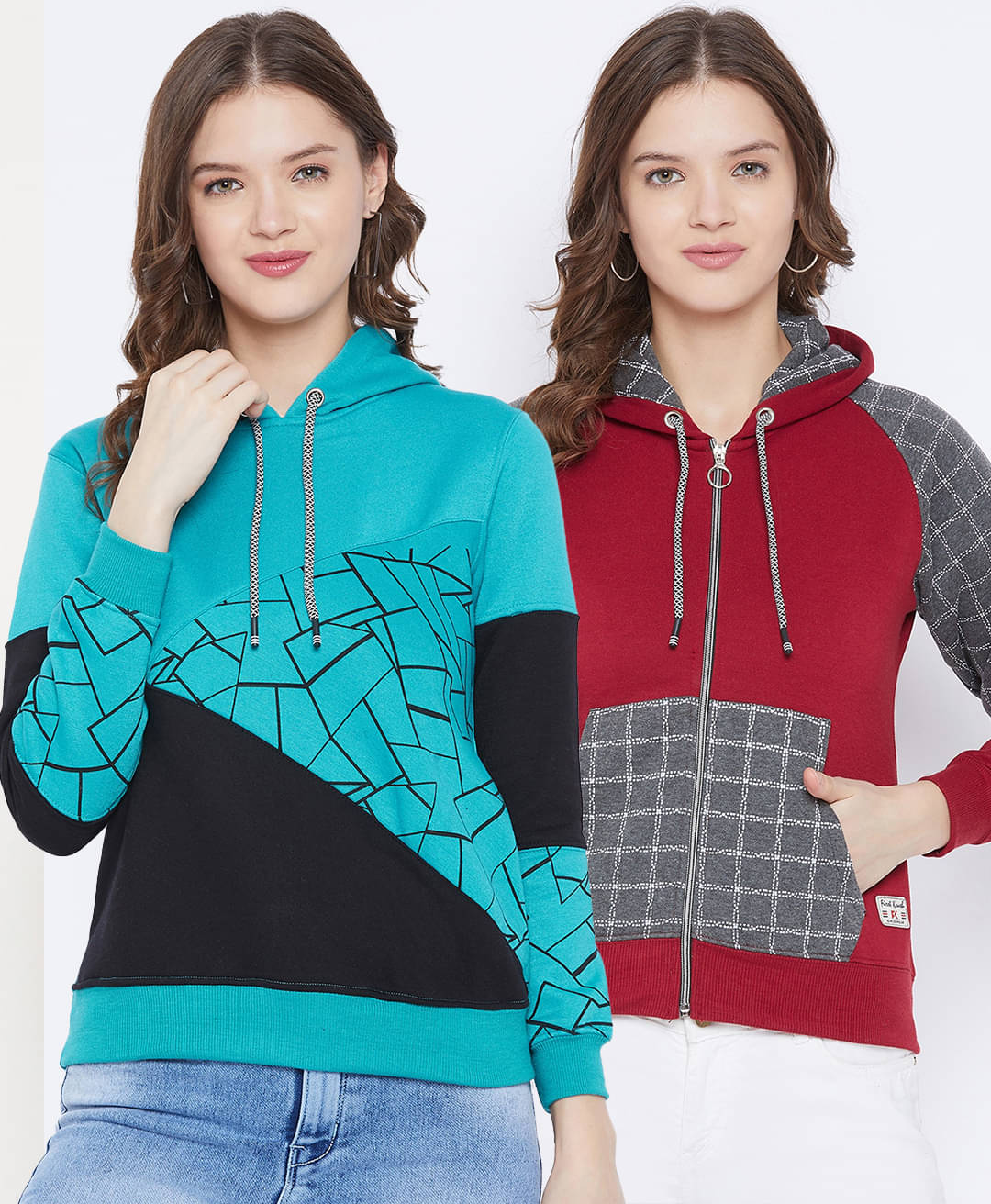 First Krush Fleece Multi Color Hooded Sweatshirt First Krush Fleece Multi Color Hooded Sweatshirt
