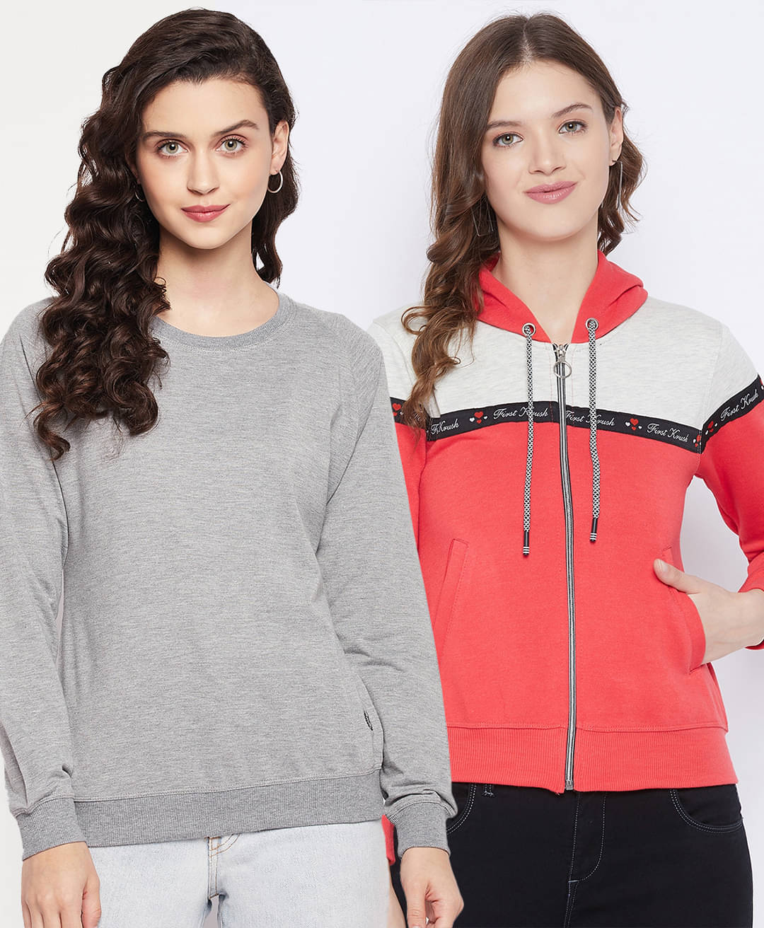 First Krush Fleece Multi Color Hooded Sweatshirt First Krush Fleece Multi Color Hooded Sweatshirt