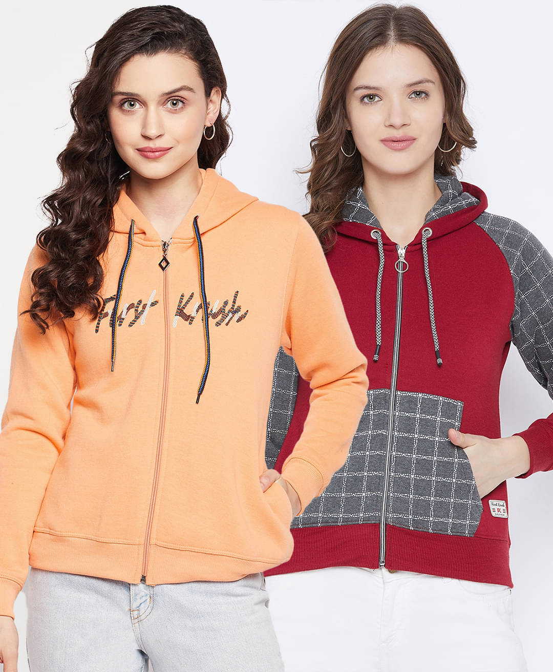 First Krush Fleece Multi Color Hooded Sweatshirt First Krush Fleece Multi Color Hooded Sweatshirt