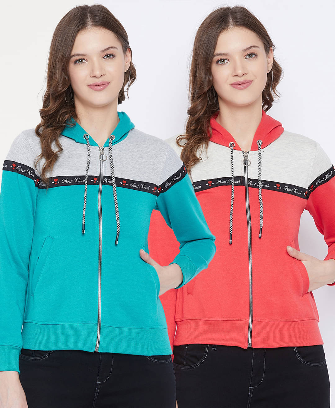 First Krush Fleece Multi Color Hooded Sweatshirt First Krush Fleece Multi Color Hooded Sweatshirt