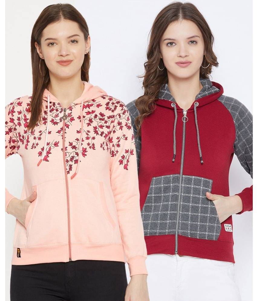 First Krush Women Fleece Hooded Sweatshirt ( Multi Color ) First Krush Women Fleece Hooded Sweatshirt ( Multi Color )